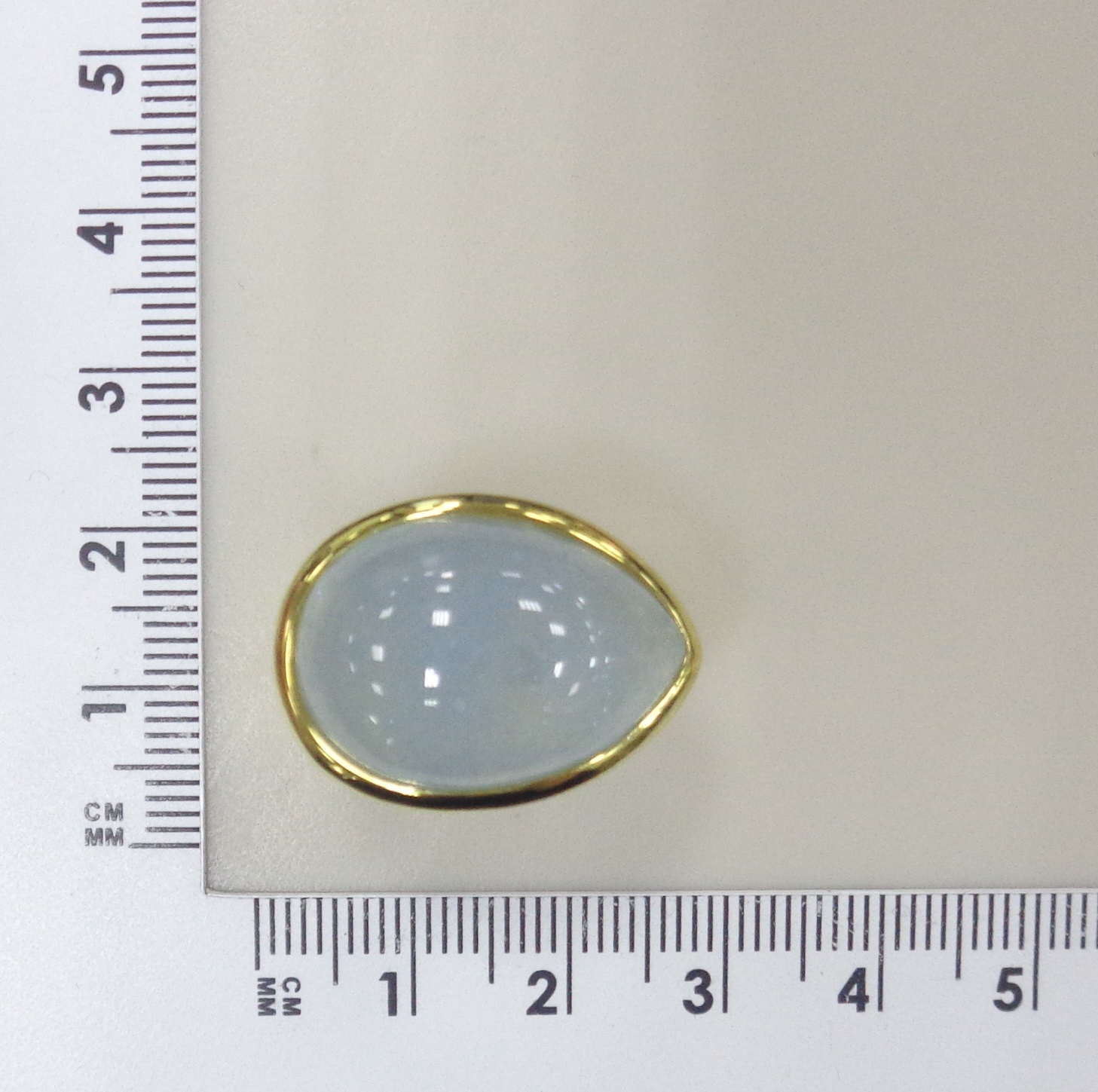 Серебряное кольцо с аквамарином